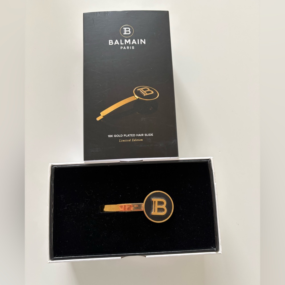 Balmain 18 k Gold Plated Hair Accessory